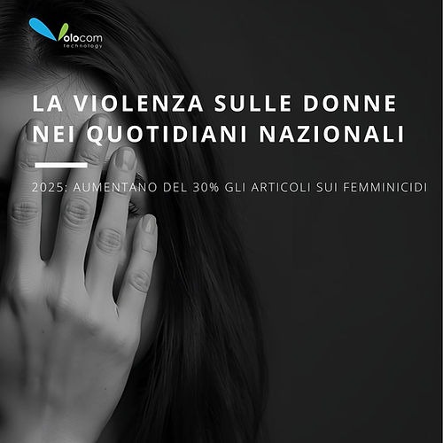 Femminicidi 2025: l’attenzione dei quotidiani italiani è aumentata del 30%