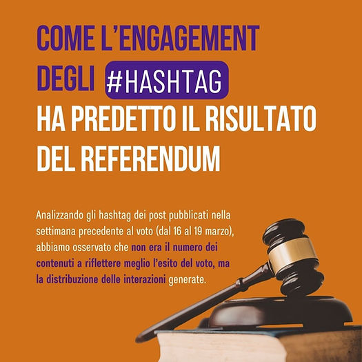 Come gli hashtag hanno predetto il risultato del referendum giustizia