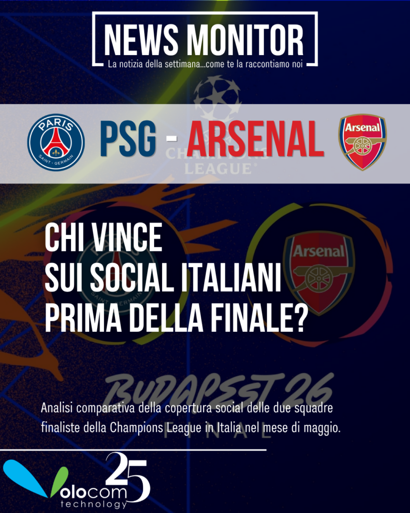 Arsenal-PSG: la finale di Champions League si gioca già sui social