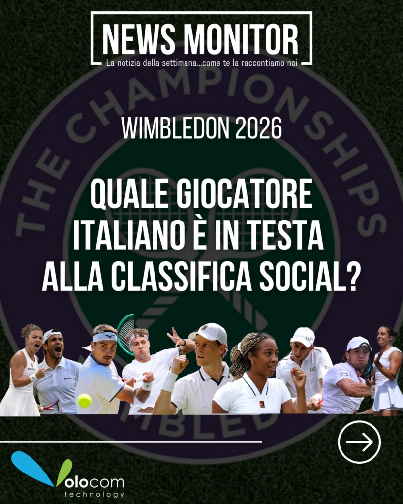 Wimbledon 2026: Sinner domina i social, Berrettini resta tra i protagonisti. Tyra Grant è la sorpresa per engagement