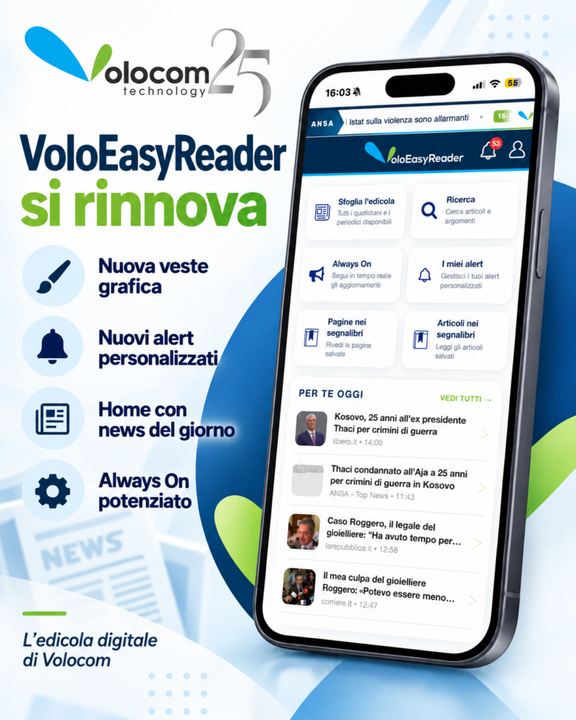 VOLOEASYREADER SI RINNOVA