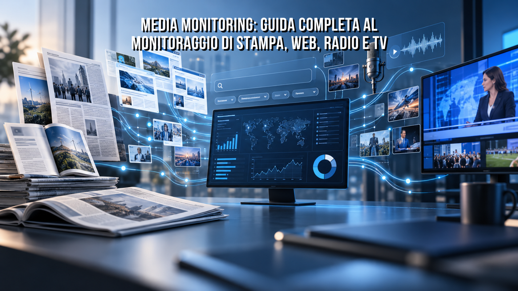 Media Monitoring: guida completa al monitoraggio di stampa, web, radio e TV