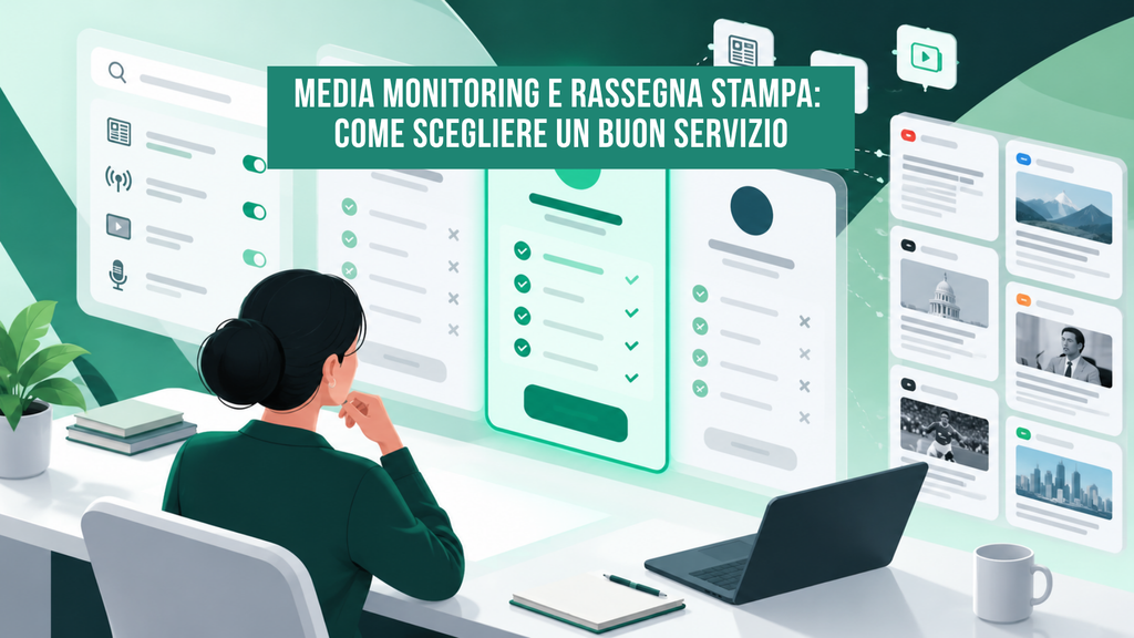 Media Monitoring e rassegna stampa: come scegliere un buon servizio